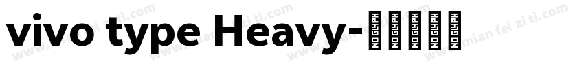 vivo type Heavy字体转换